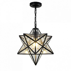 Подвесной светильник Imperiumloft Black Star Clear Glass черный арт. 101314-26