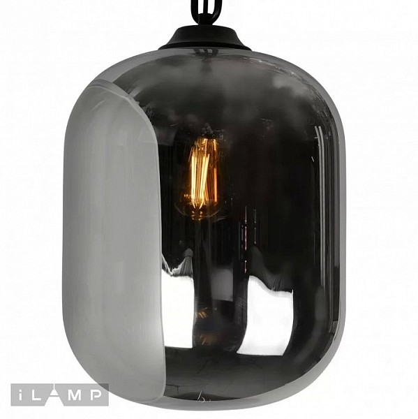 Подвесной светильник iLamp Mono черный арт. 8792L/1P GR+BK