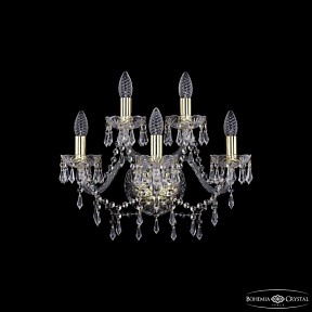 Бра Bohemia Ivele Crystal 1403 золото арт. 1403B/3+2/160 G