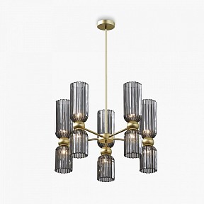 Люстра на штанге Maytoni Antic желтый арт. MOD302PL-10GR