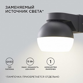 Светильник на штанге Apeyron Electrics  черный арт. 11-125