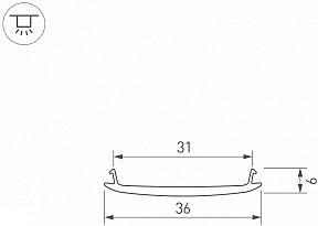 Рассеиватель Arlight CEIL  арт. 040821(1)