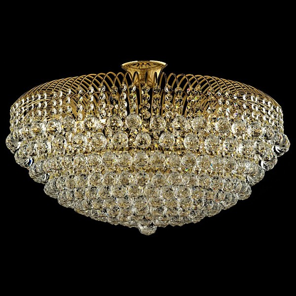 Люстра на штанге Arti Lampadari Empoli Gold желтый арт. Empoli E 1.2.80.100 G