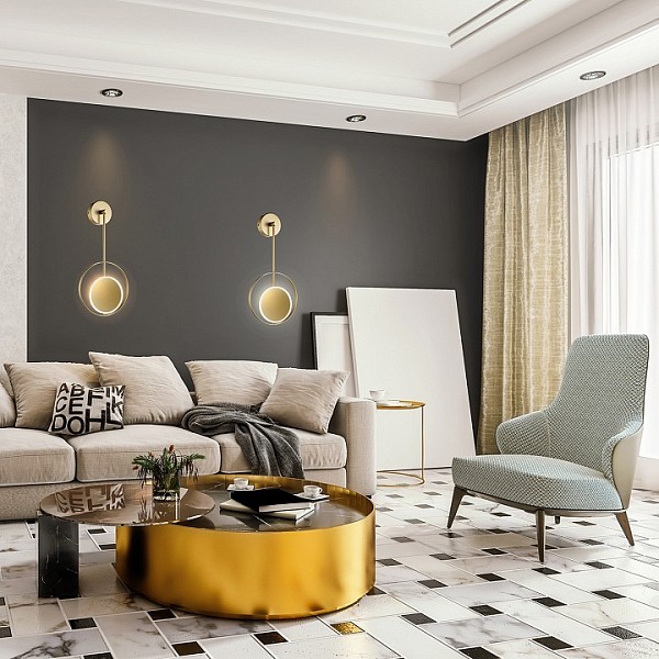 Бра Escada Hypnosis желтый арт. 10206/SG LED Gold