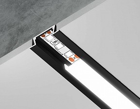 Профиль Ambrella Light GP черный арт. GP1001BK