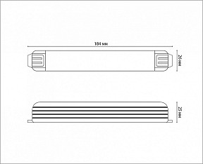 Блок питания Italline M04 черный арт. M04-515 ITB-24V-60W