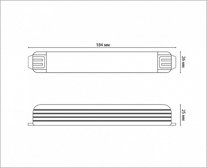 Блок питания Italline M04 черный арт. M04-515 ITB-24V-60W