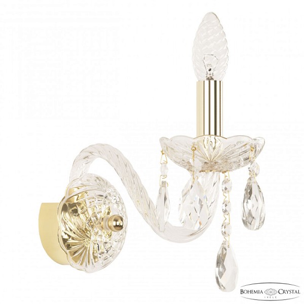 Бра Bohemia Ivele Crystal 101 золото арт. 101B/1/165 G