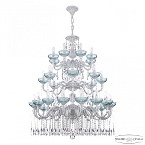 Подвесная люстра Bohemia Ivele Crystal AL7801 белый арт. AL78101/16+8+8/300/3d A WMN P Birusa/M-1G