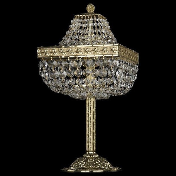 Настольная лампа декоративная Bohemia Ivele Crystal 1928 золото арт. 19282L6/H/20IV G