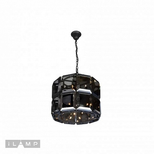 Подвесной светильник iLamp Panorama черный арт. 10490-5+5P BK