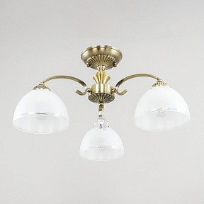 Люстра на штанге Citilux Франческа коричневый арт. CL417133