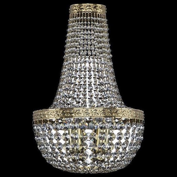 Бра Bohemia Ivele Crystal 1911 золото арт. 19111B/H2/25IV G
