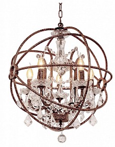 Подвесная люстра Loft it Foucaults Orb Crystal коричневый арт. LOFT1897/6