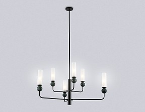 Люстра на штанге Ambrella Light LH зеленый арт. LH53274