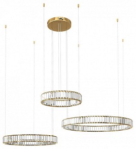 Подвесной светильник Loft it Crystal Ring золото арт. 10135/3 Gold