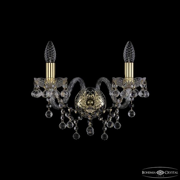 Бра Bohemia Ivele Crystal 1409 золото арт. 1409B/2/160 G