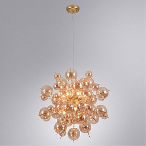 Подвесная люстра Arte Lamp Molecule желтый арт. A8313SP-9GO