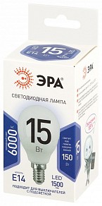 Лампа светодиодная Эра Стандарт  арт. LED P45-15W-860-E14
