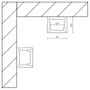 Профиль DesignLed LS металл арт. 00-00010364