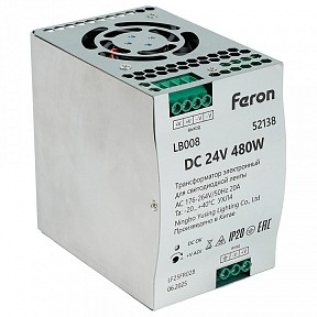 Блок питания Feron LB008 металл арт. 52138