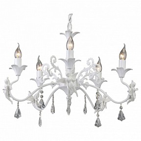 Подвесная люстра Arte Lamp Angelina белый арт. A5349LM-5WH