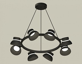 Подвесная люстра Ambrella Light XB черный арт. XB9198100