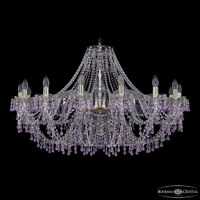 Подвесная люстра Bohemia Ivele Crystal 1410 золото арт. 1410/16/400 G V7010