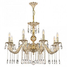 Подвесная люстра Bohemia Ivele Crystal AL7901 золото арт. AL79101/8/250 A GW