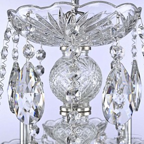 Подвесная люстра Bohemia Ivele Crystal 119 никель арт. 119/10+5/240 Ni