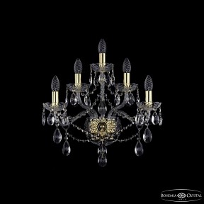 Бра Bohemia Ivele Crystal 1415 золото арт. 1415B/2+2+1/200/XL G