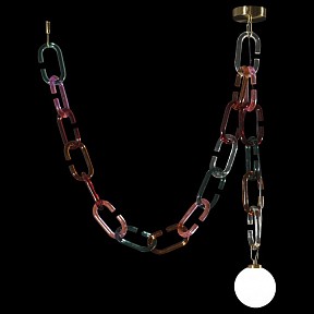 Подвесной светильник Loft it Chain золото арт. 10128C Mult