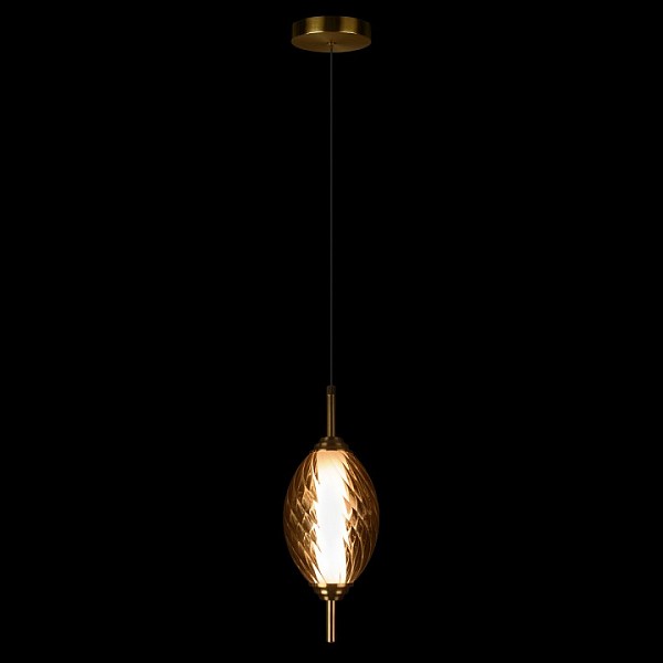 Подвесной светильник Loft it Helix бронза арт. 10421/A Amber