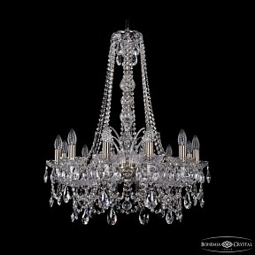 Подвесная люстра Bohemia Ivele Crystal 1411 золото арт. 1411/12/240/h-83 Pa