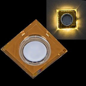 Встраиваемый светильник Reluce  хром арт. 16310-9.0-001LF MR16+LED3W TEA