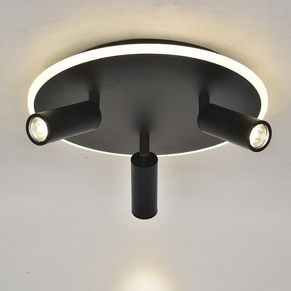 Светильник на штанге Escada 20046LED черный арт. 20046SMA/03LED BK