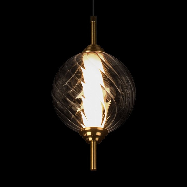 Подвесной светильник Loft it Helix бронза арт. 10421/B Smoke