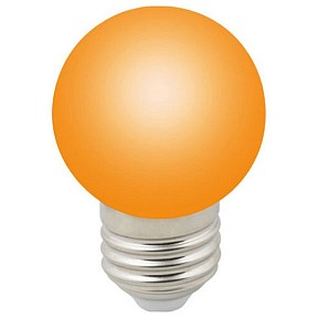 Лампа светодиодная Volpe Sky  арт. LED-G45-1W/ORANGE/E27/FR/С
