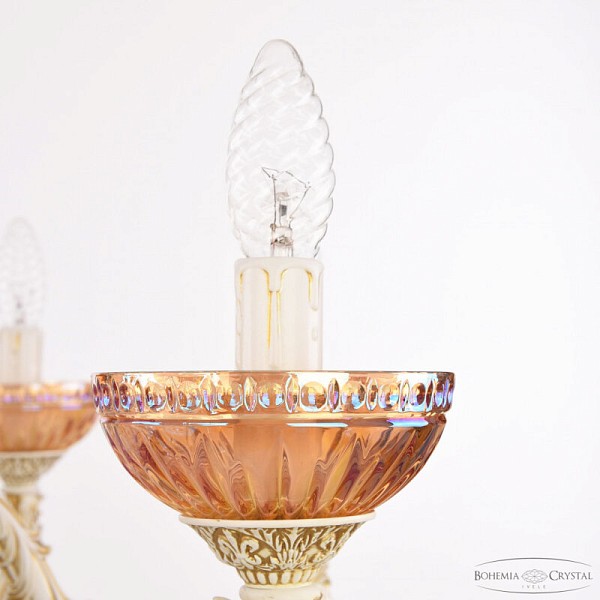 Подвесная люстра Bohemia Ivele Crystal AL7901 белый арт. AL79101/8/250 A WMG P Shampan/M-1G