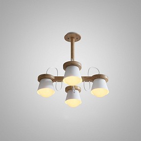 Люстра на штанге Imperiumloft NATURA дерево арт. NATURA-B01