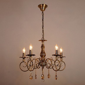 Подвесная люстра Abrasax Daniela бронза арт. SY40078/5