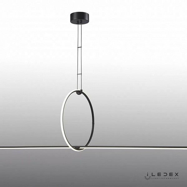 Подвесной светильник iLedex Zoom черный арт. 10339P/A2-35W-3000K BK-WH
