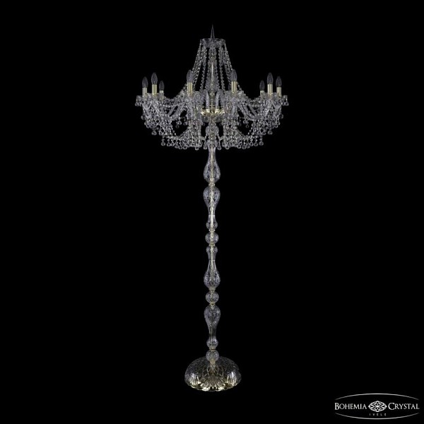 Торшер Bohemia Ivele Crystal 1409 золото арт. 1409T1/10/300-210 G