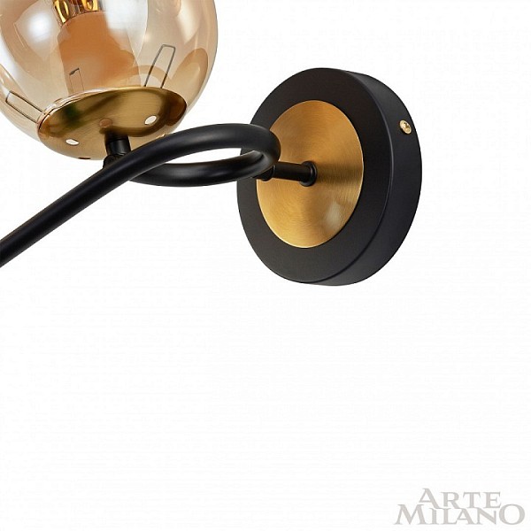 Бра Arte Milano Neapolis-73708 золото арт. 273708/2B BK/GD