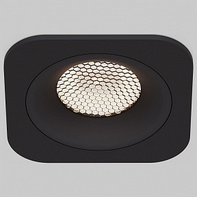 Встраиваемый светильник Elektrostandard Tetro черный арт. 15276/LED