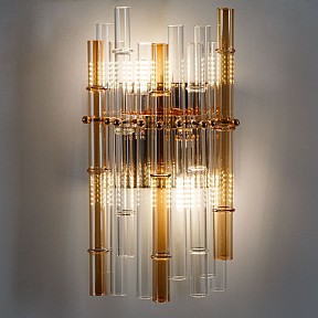 Накладной светильник Arte Lamp Crystalla золото арт. A4111AP-2GO