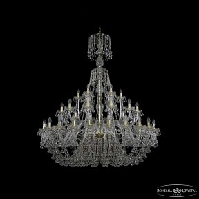 Подвесная люстра Bohemia Ivele Crystal 1409 золото арт. 1409/24+12+6/530/XL-169 G