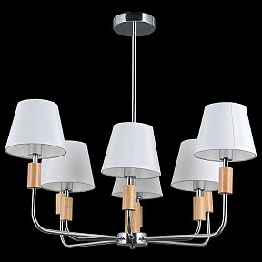 Люстра на штанге ILLUMICO IL0029 коричневый арт. IL0029-8PSQ-19 CR