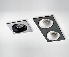 Встраиваемый светильник Italline DE-202 черный арт. DE-202 black