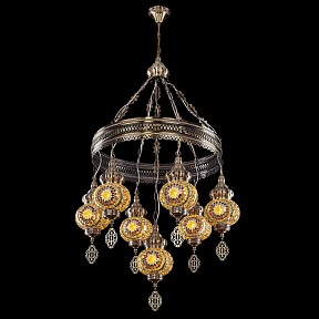 Подвесная люстра Citilux Каир бронза арт. CL419165